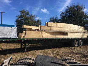 Residential Trusses loaded on trailer-web